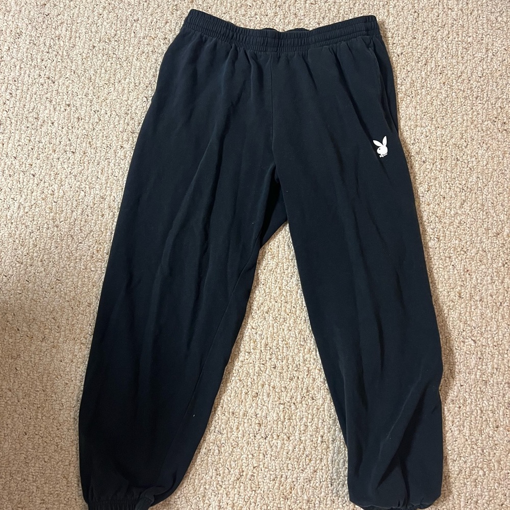 PlayBoy Sweatpants-Black-Men’s L
